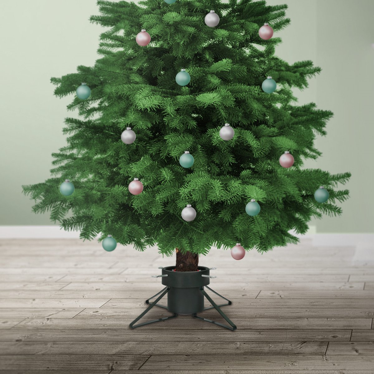 Nampook kerstboomstandaard - Medium - voor bomen tot 2 meter -1.8L  waterreservoir - Groen | bol.com