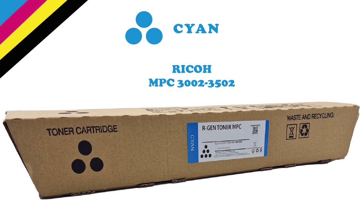 Toner Ricoh MP C3002 / 3502 Cyan – Compatible