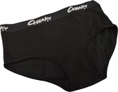 Cheeky Wipes sous-vêtement menstruel Feeling Free Boyshort - taille 44 - Extra absorption - noir