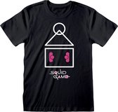 Squid Game - Symbol Black T-Shirt - XXL