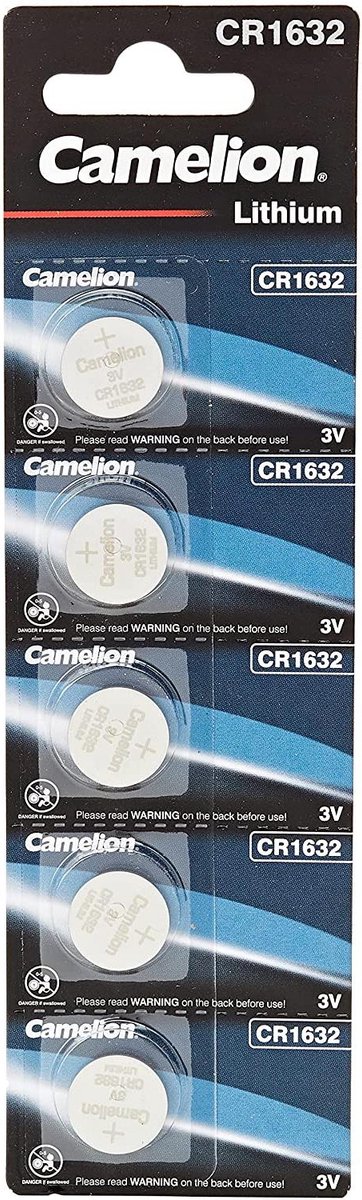 Pile bouton CR 1632 Camelion 120 mAh 5 pc(s) - Cdiscount Bricolage