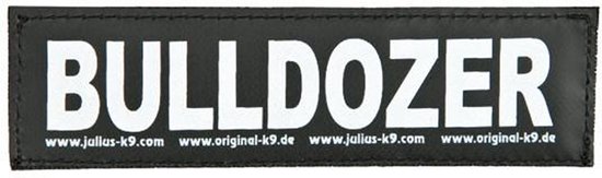 Foto: Julius k9 label bulldozer 30mm x 110mm 