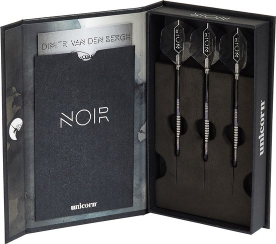 Unicorn Dimitri van den Bergh Noir 70% Soft Tip - Dartpijlen - 20 Gram