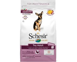 8x Schesir Hondenvoer Dry Toy Kip 800 gr