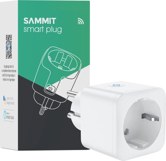 SAMMIT Slimme Stekker – Met energiemeter & Tijdschakelaar - Smart Plug – Wifi – Smart home