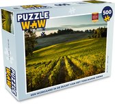 Puzzel Toscane - Landschap - Wijn - Legpuzzel - Puzzel 500 stukjes