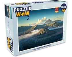 Puzzel Vulkanen in Indonesië - Legpuzzel - Puzzel 1000 stukjes volwassenen