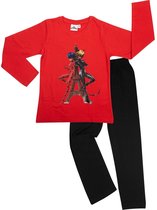 Pyjama Miraculous Ladybug - Rouge / Zwart - Katoen - Taille 110/116