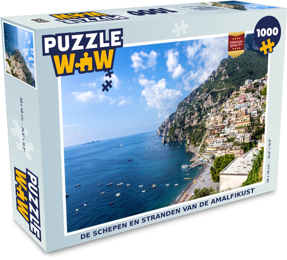 Puzzle 1000 pièces « Paysage Marin et Pleine Lune » pour
