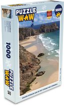 Puzzel Golven spoelen aan op het strand van Cornwall - Legpuzzel - Puzzel 1000 stukjes volwassenen