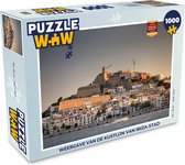 Puzzel Weergave van de kustlijn van Ibiza-stad - Legpuzzel - Puzzel 1000 stukjes volwassenen