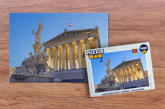 Puzzel Architectuur - Wenen - Oostenrijk - Legpuzzel - Puzzel 1000 stukjes volwassenen
