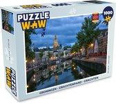 Puzzel Groningen - Grachtenpand - Grachten - Legpuzzel - Puzzel 1000 stukjes volwassenen