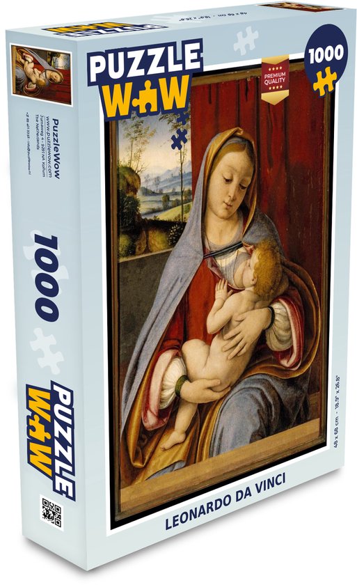 Puzzel Madonna and child - Leonardo da Vinci - Legpuzzel - Puzzel 1000  stukjes volwassenen | bol.com