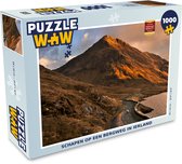Puzzel Schapen op een bergweg in Ierland - Legpuzzel - Puzzel 1000 stukjes volwassenen