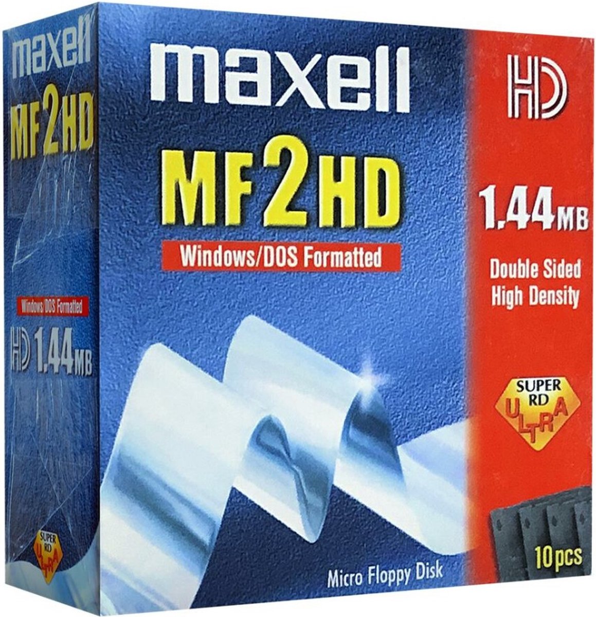 Maxell MF2HD 1.44MB micro floppy disk (10pack) - Maxell