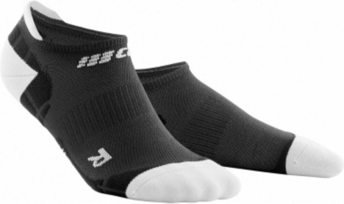 CEP Ultralight compression no show socks MEN - III, black/light grey