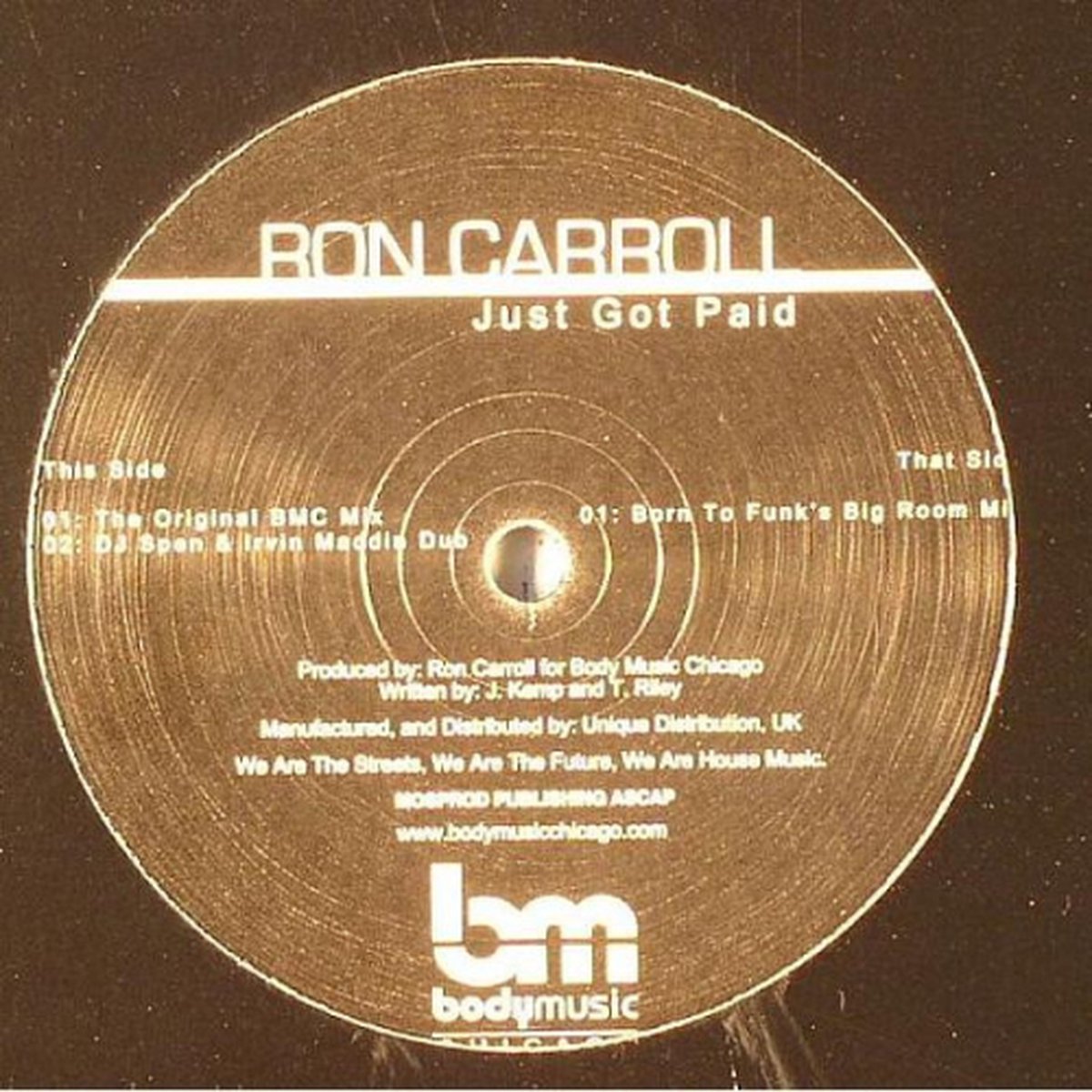 Ron Carroll - Just Got Paid
