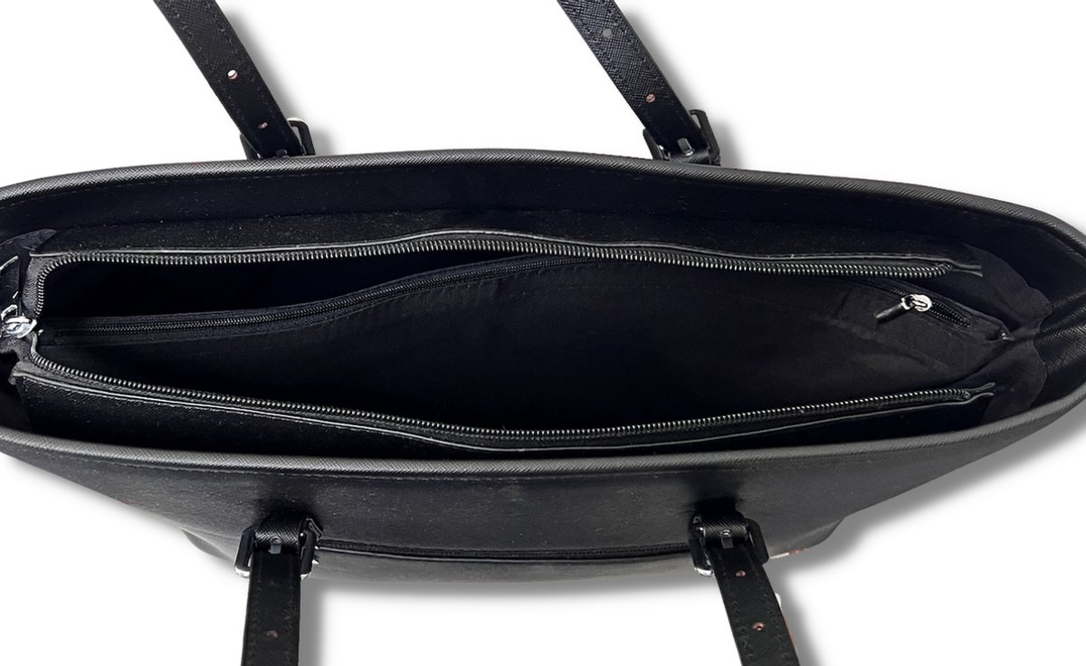 Lederen inch aktetas laptoptas heren dames schoudertas vintage zakelijke tas werktas zwart lerarentas business laptoptas, zwart, für Laptops 14,5 Zoll