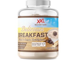 XXL Nutrition - Delicious Breakfast - 20 Gram Eiwit - Eiwitrijk Ontbijt of Snack - Whey Protein Melkeiwit - Complexe Koolhydraten - Diverse Smaken - Chocolade - 1000 Gram (20 doseringen)