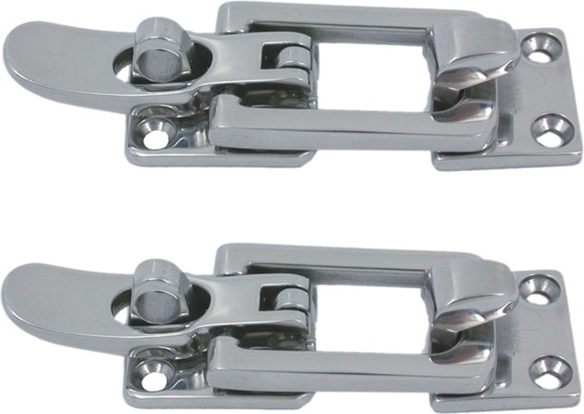 Spansluiting - Aantreksluiting - Rvs 316 gepolijst - 70x28mm - 2 stuks