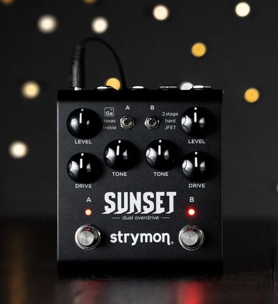 Strymon Sunset Midnight Edition - Dual overdrive - Rood | bol