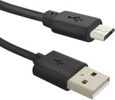 Qoltec Kabel USB A male | micro-USB B-stekker | 5P | 0.25m.