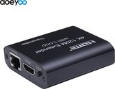 Nördic SGM-217 Cat6 HDMI Extender met Loop functie - 4K30Hz - 120m verlengbaar - Plug&play - HDCP 1.2 - Zwart