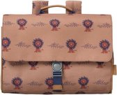 Fresk Boekentas pour Enfants 4-6 ans - 8.3 L - Sac à dos Kind - Schooltas - Verstelbare Schouderriemen en Kliksluiting - Sac à dos - Marron - Lion