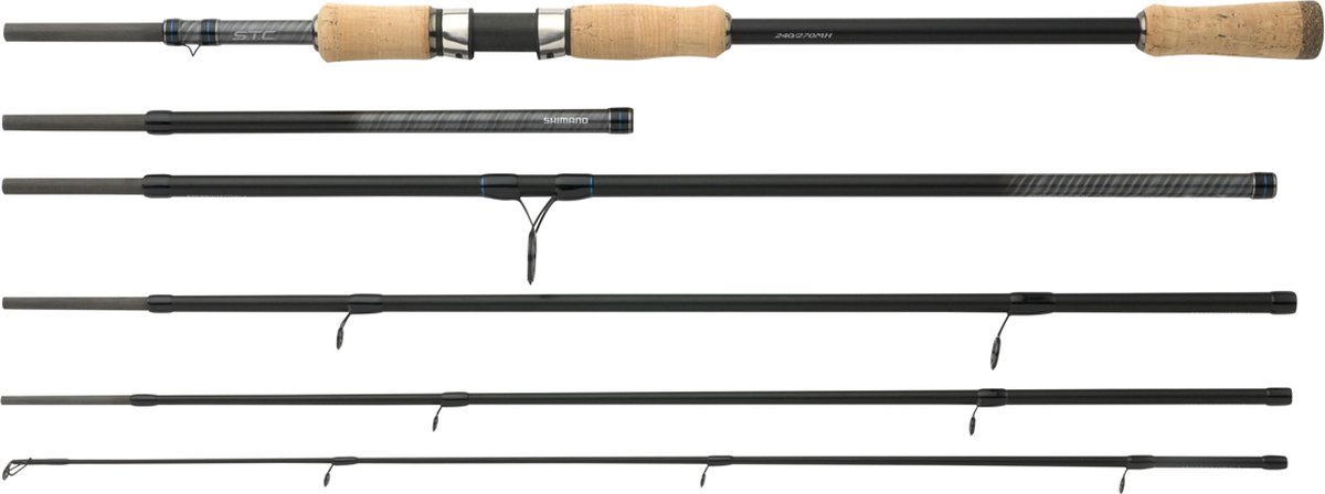 SHIMANO STC Spin, Spinning Travel Fishing Rod 2.70m / 50g - 100g