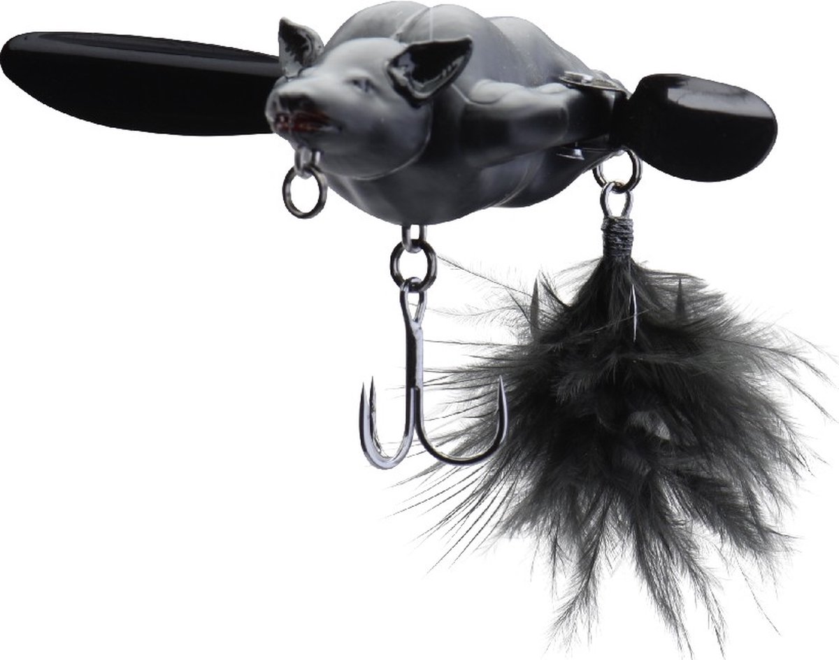Savage Gear 3D Bat 10cm - Albino White: Realistisch kunstaas voor het vissen op topwater
