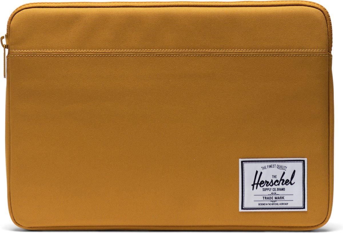 Anchor Sleeve 13 Inch - Harvest Gold / Tijdloze laptophoes met ritssluiting & fleece voering - voor Macbook - Thinkpad / Beperkte Levenslange Garantie / Geel