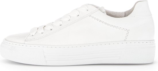 Gabor Lage sneakers voor dames, Wit 21, 39 EU