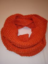 Oranje rood col sjaal dames