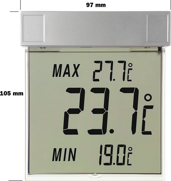Outdoor Waterdichte Max Min Digitale Thermometer Tuin Kas Koelkast Meter kopen vanaf een prijs van 8.68