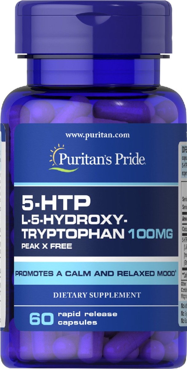 Puritan's pride 5-HTP 100 mg (Griffonia Simplicifolia) - 60 capsules