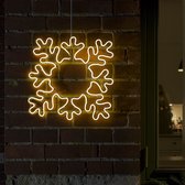 Figurine de Noël d'extérieur - Flocon de neige - 384 LED - 47 x 47 cm