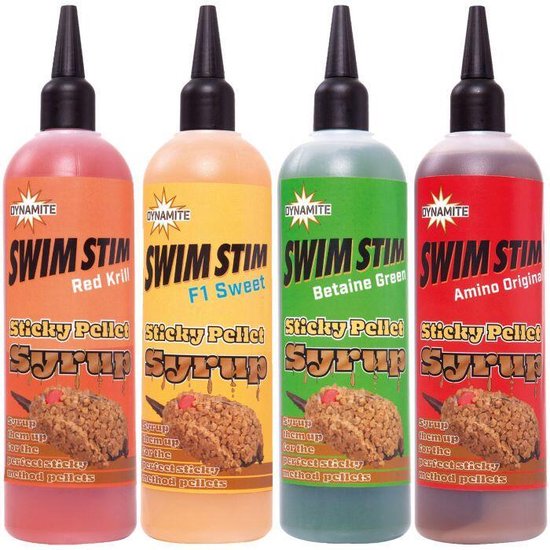Dynamite Baits Sticky Pellet Syrup - Amino Original - 300ml - Rood van Merkloos — afbeelding 4