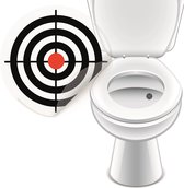 4 Plasstickers In de Roos - Toiletstickers Mannen - Houd je WC schoon met de plassticker - Vaderdag Cadeau - Plassticker Schietschijf - Toiletsticker Man - Kantine WC Sticker - Gadgets Mannen Humor - Vaderdag Tip - Cadeau Mannen Verjaardag