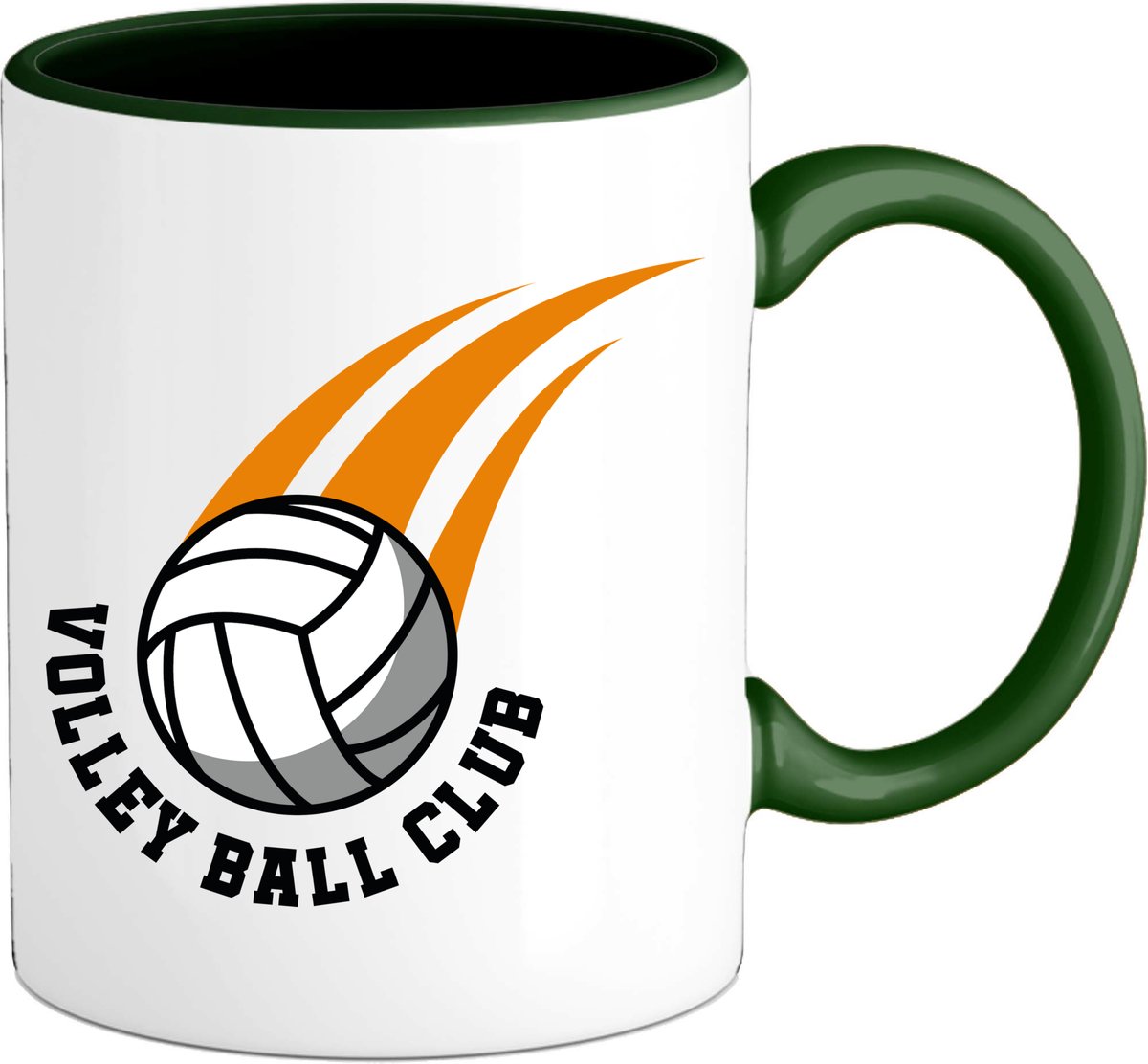 Volleybal club sport - Mok - Bottle Groen