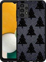Hardcase Hoesje Geschikt voor Samsung Galaxy A13 4G Snowy Christmas Trees