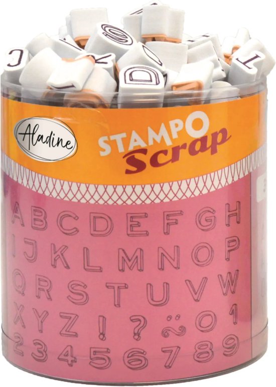 Silicone stempels Alfabet en Cijfers - stempel materialen
