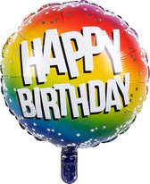 Boland - Folieballon 'HAPPY BIRTHDAY' - Multi - Folieballon