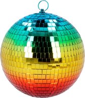 Boland - Discobal regenboog (20 cm) Multi - Glitter & Glamour - Glamour - 80's