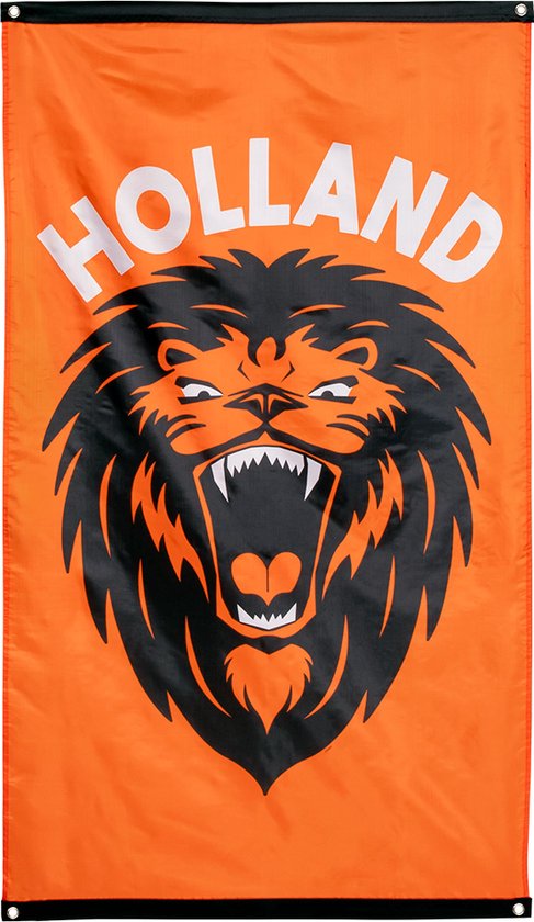 Boland - Polyester vlag Brullende leeuw 'Holland' - Voetbal - Koningsdag - Holland - Supporter - Voetbal