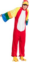 Costume ado en peluche perroquet (max.1,65 m) - Costumes de carnaval