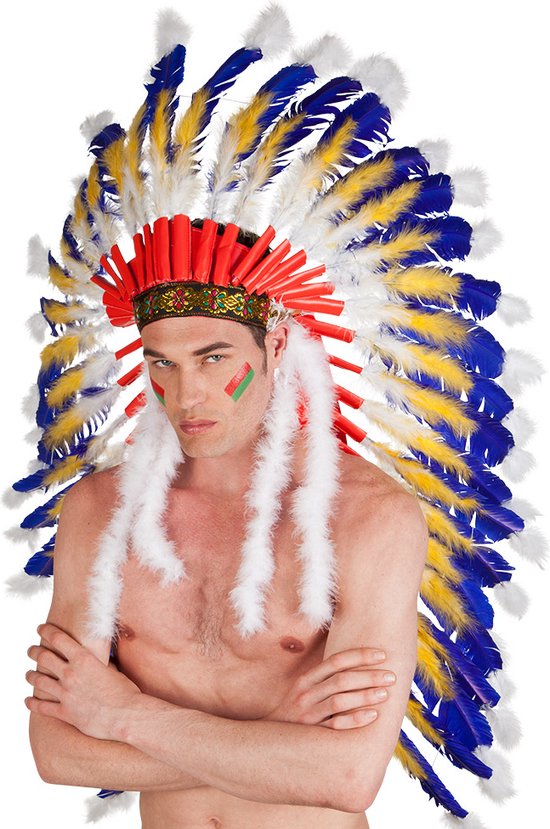 Boland - Tooi Yahto - Één maat - Volwassenen - Unisex - Cowboy - Indiaan