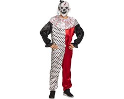 Boland - Kostuum Psycho clown (M/L) - Volwassenen - Clown - Halloween en Horror- Clowns en Circus