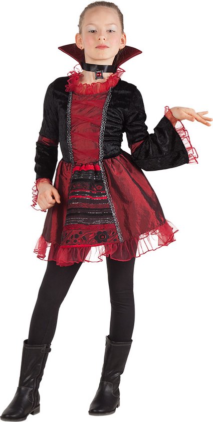 Boland - Kostuum Vampire empress (10-12 jr) - Kinderen - Vampier - Halloween verkleedkleding - Horror - Vampier