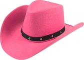 Chapeau de cowboy rose